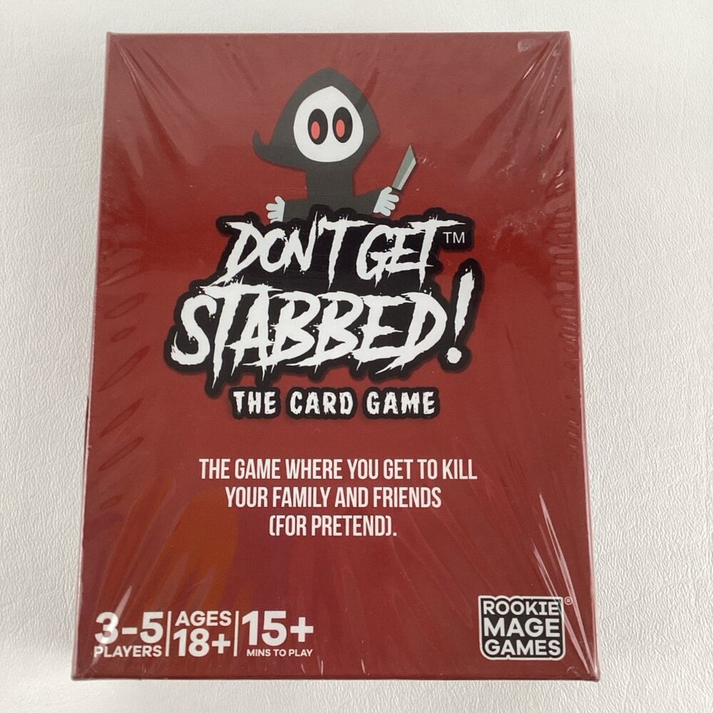 Don't Get Stabbed The Card Game Kill Your Friends Family Fast Pace Party Game